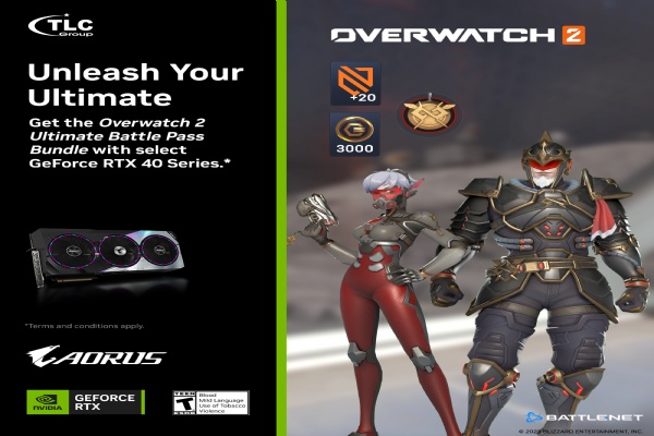 [VN]Nhận game Overwatch 2 Ultimate Battle Pass khi mua Card đồ họa GIGABYTE AORUS GeForce RTX 40 series
