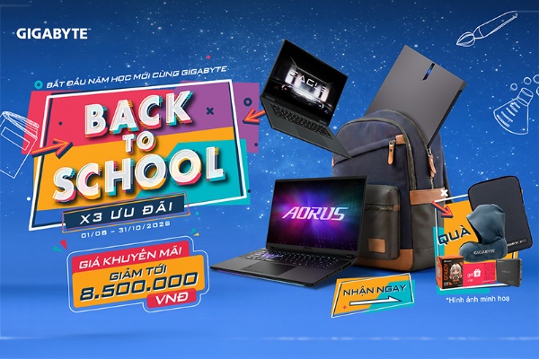 Back to School 2026 -  X3 ƯU ĐÃI KHỦNG